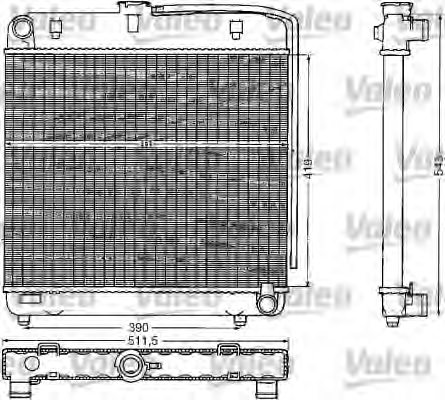 VALEO 883777 Radiator, engine cooling